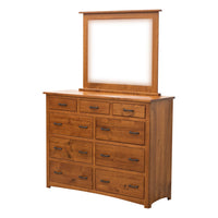 Cortland Amish Mission 9-Drawer Tall Dresser