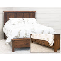 Millersburg Amish Wood Panel Bed