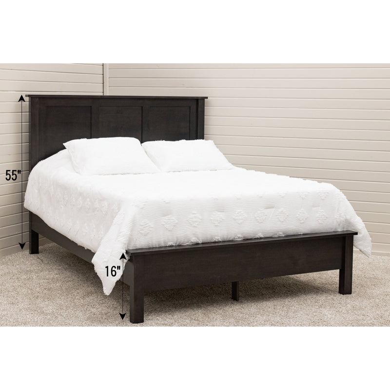 Millersburg Amish Wood Panel Bed