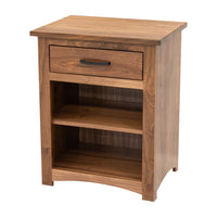 Millersburg Amish 1-Drawer, Open Nightstand