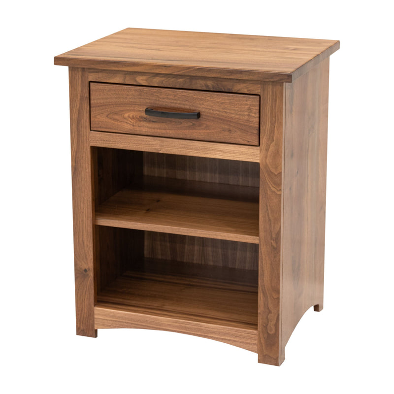 Millersburg Amish 1-Drawer, Open Nightstand