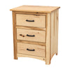 Millersburg Amish 3-Drawer Nightstand
