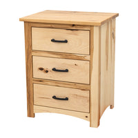 Millersburg Amish 3-Drawer Nightstand