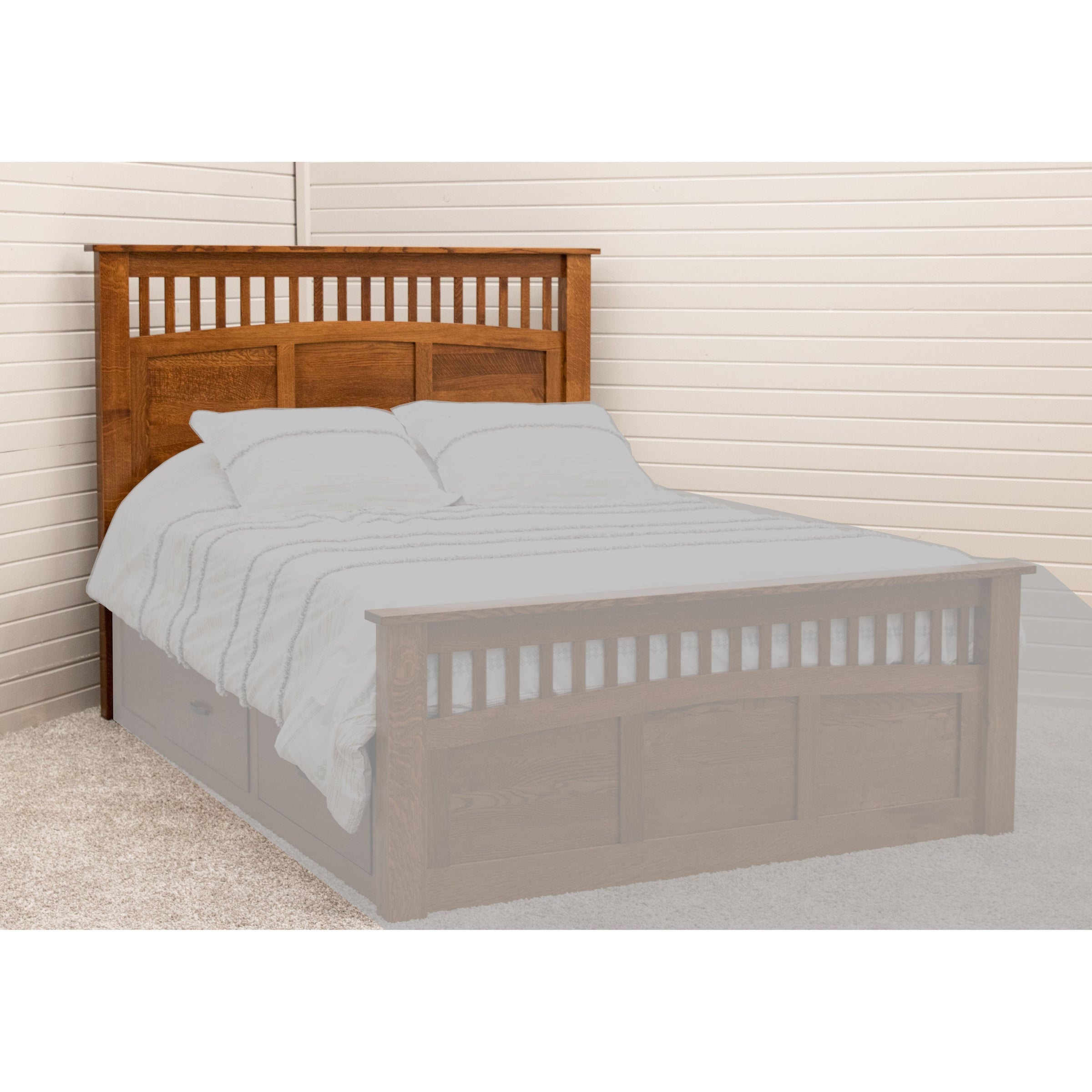 Cortland Amish Mission Solid Wood Headboard Only
