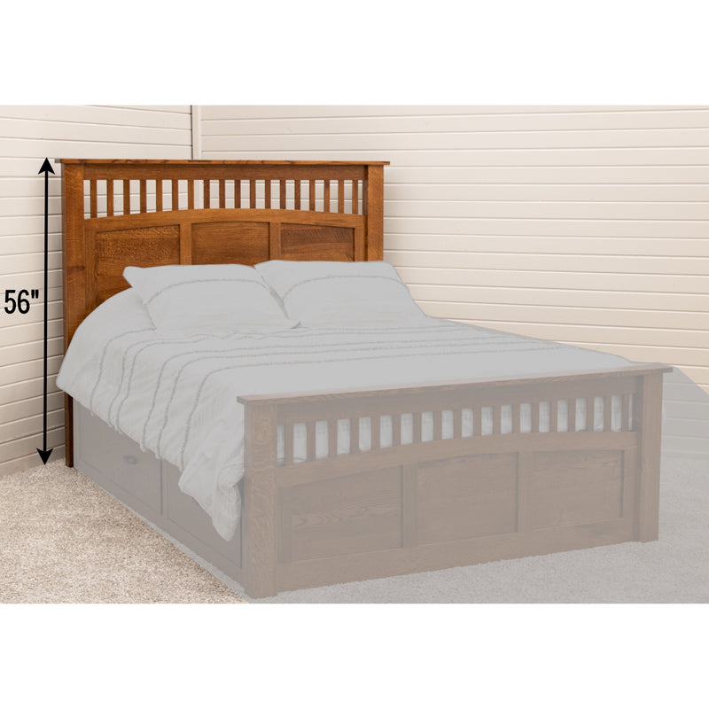 Cortland Amish Mission Solid Wood Headboard Only