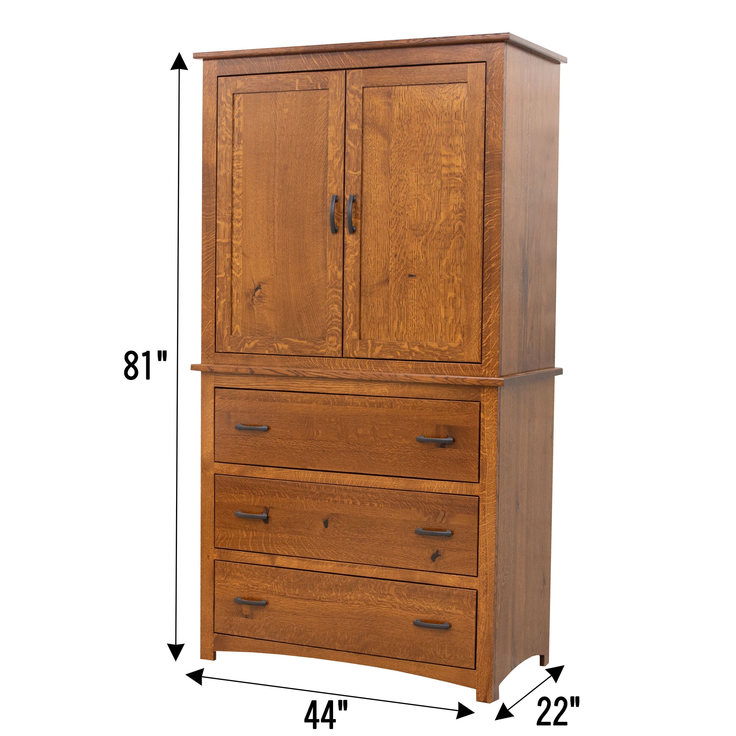 Cortland Mission Armoire