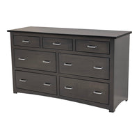 Millersburg Amish 7-Drawer Low Dresser