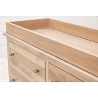 Millersburg Maple Wood 6-Drawer Nursery Dresser with Changing Topper | DS