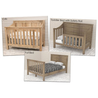 Amish Mission Maple Wood Convertible Crib | DS