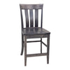 Crestline 24" Maple Wood Stationary Bar Stool | GS