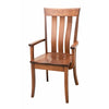 Crestline Maple Wood Amish Arm Dining Chair | BOS