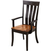 Crestline Black & Wood Amish Arm Dining Chair | M-EB&E-MC