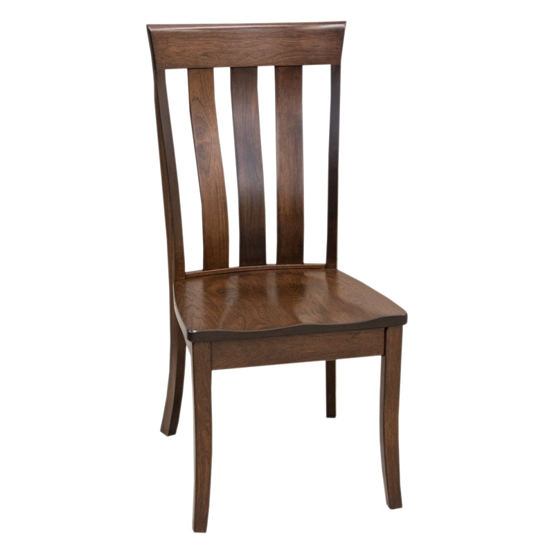 Crestline Hickory Wood Amish Side Dining Chair | BV