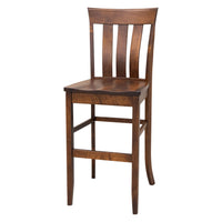 Crestline 24" Maple Wood Stationary Bar Stool | ASB