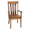 Crestline Maple Wood Amish Arm Dining Chair | HC