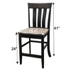 Crestline 24" Maple Wood Stationary Bar Stool | GS
