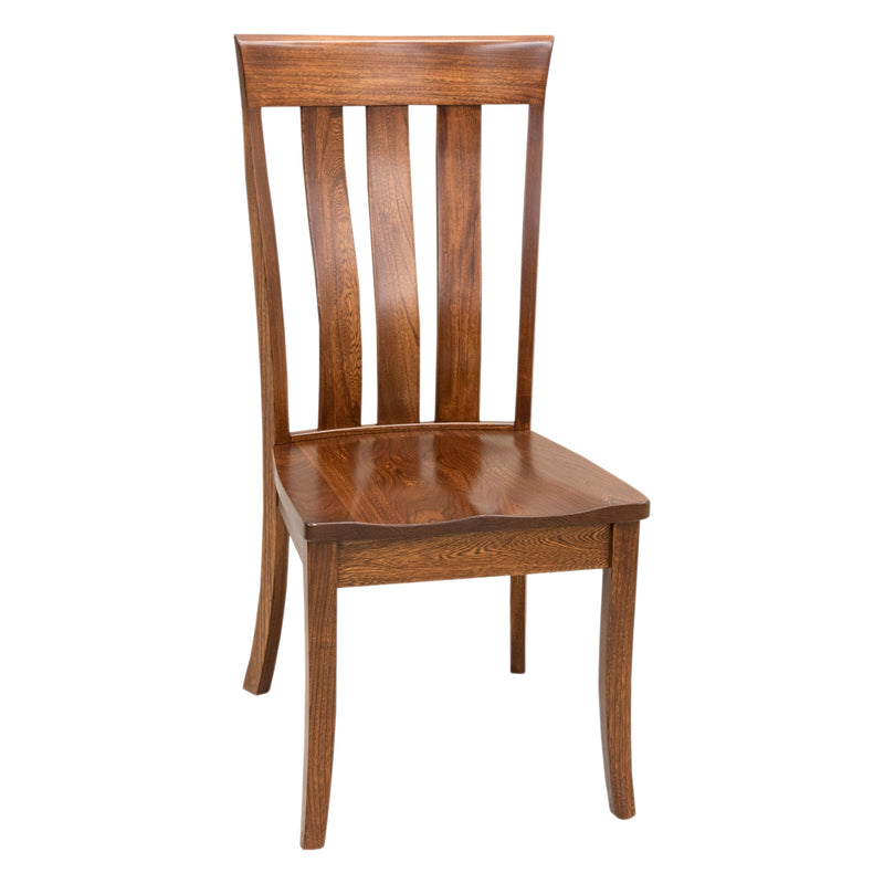 Crestline Elm Wood Amish Side Dining Chair | MC