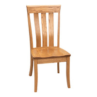Crestline Oak Wood Amish Side Dining Chair | FW