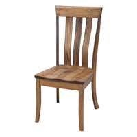 Crestline Hickory Wood Amish Side Dining Chair | CO