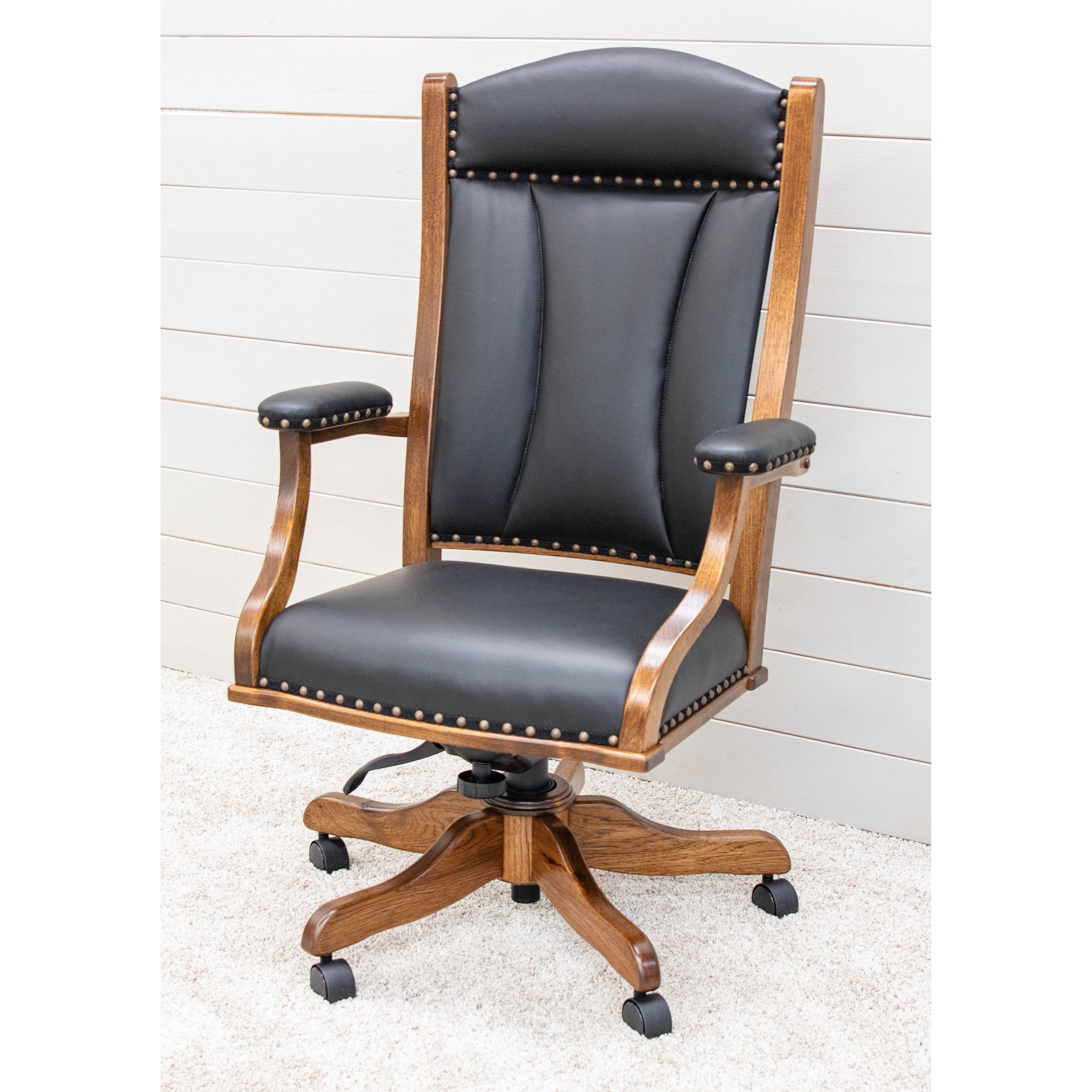 Bristol Black Leather Office Chair | H-ASB