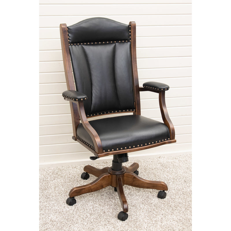 Bristol Black Leather Office Chair | M-ASB