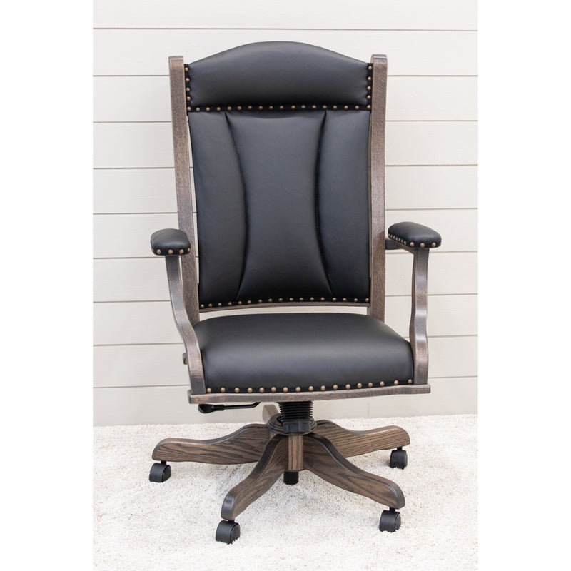 Bristol Black Leather Office Chair | O-SB
