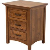 YSF Amish Mission 3-Drawer Nightstand