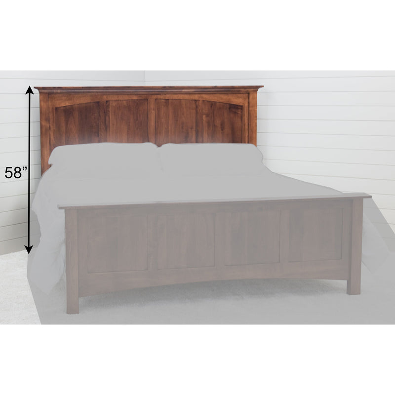 YSF Amish Mission Solid Wood Headboard Only