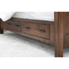 YSF Amish Mission Wood Panel Storage Platform Bed