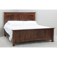 YSF Amish Mission Wood Panel Storage Platform Bed