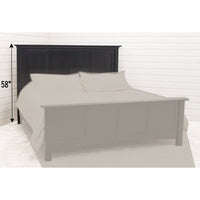 YSF Amish Mission Solid Wood Headboard Only