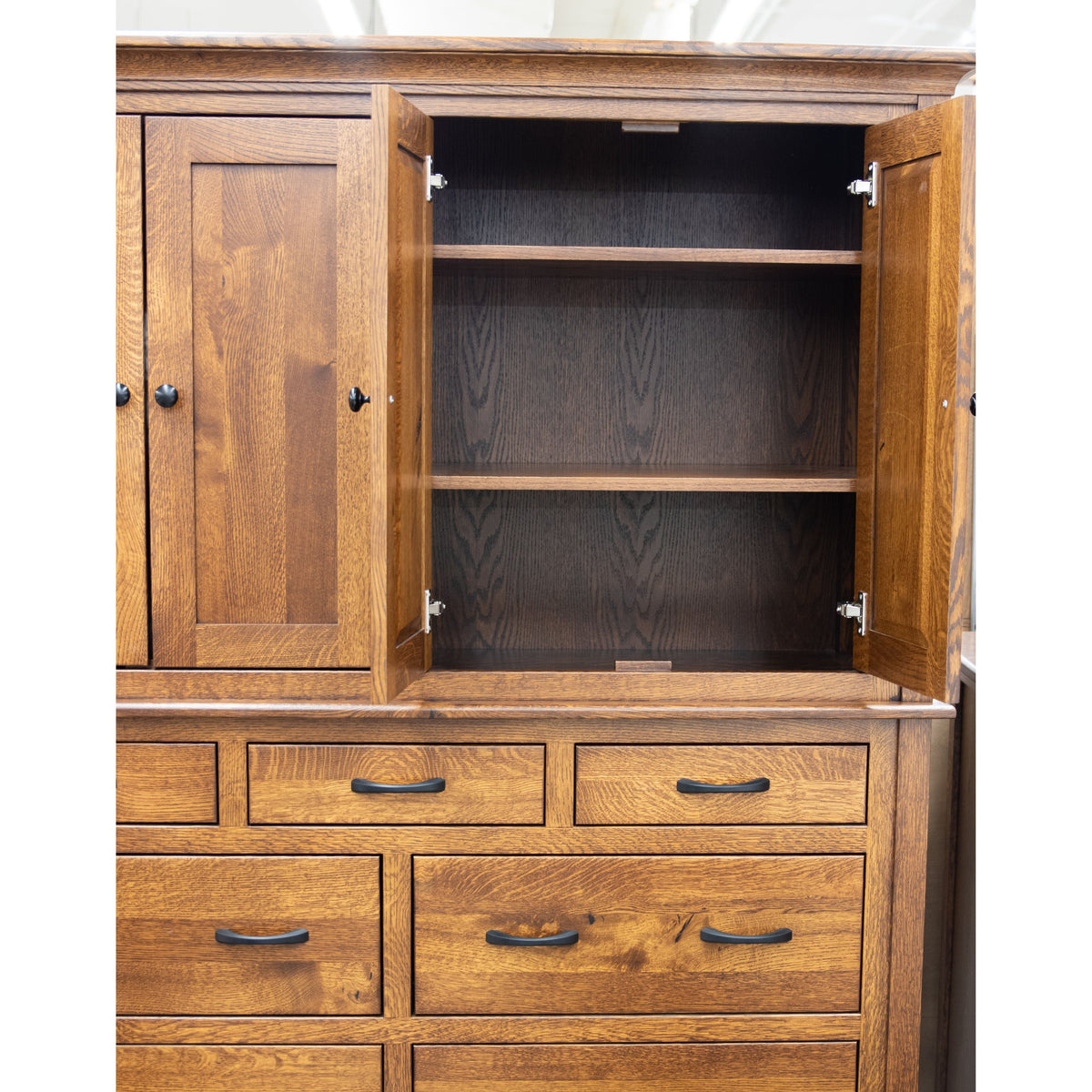 Madison Hickory Wood Mule Chest Armoire | WB