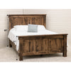 Baltic Amish Panel Bed with Straight Headboard