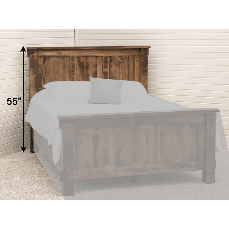 Baltic Amish Solid Wood Straight Headboard Only