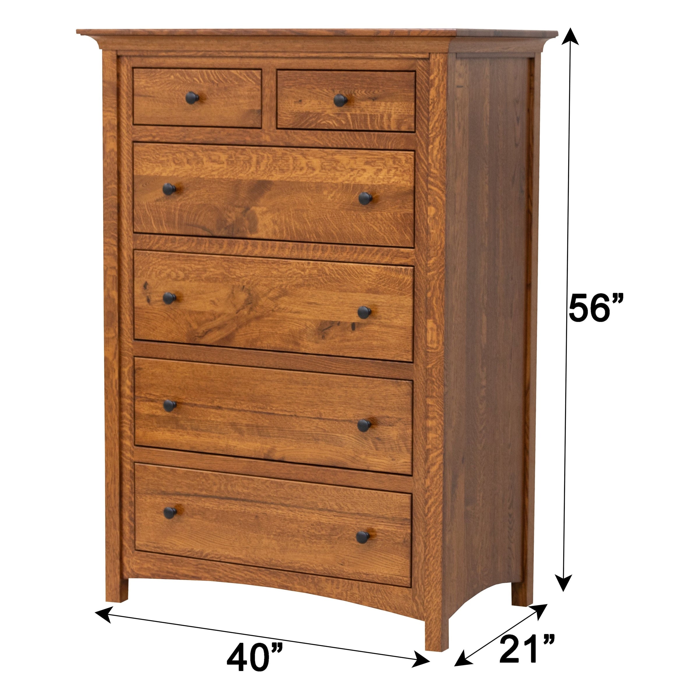 YSF Amish Mission Chest of Drawers