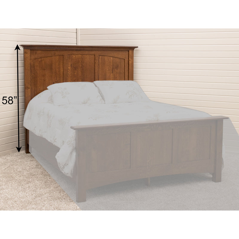 YSF Amish Mission Solid Wood Headboard Only