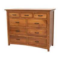 YSF Amish Mission 9-Drawer Tall Dresser