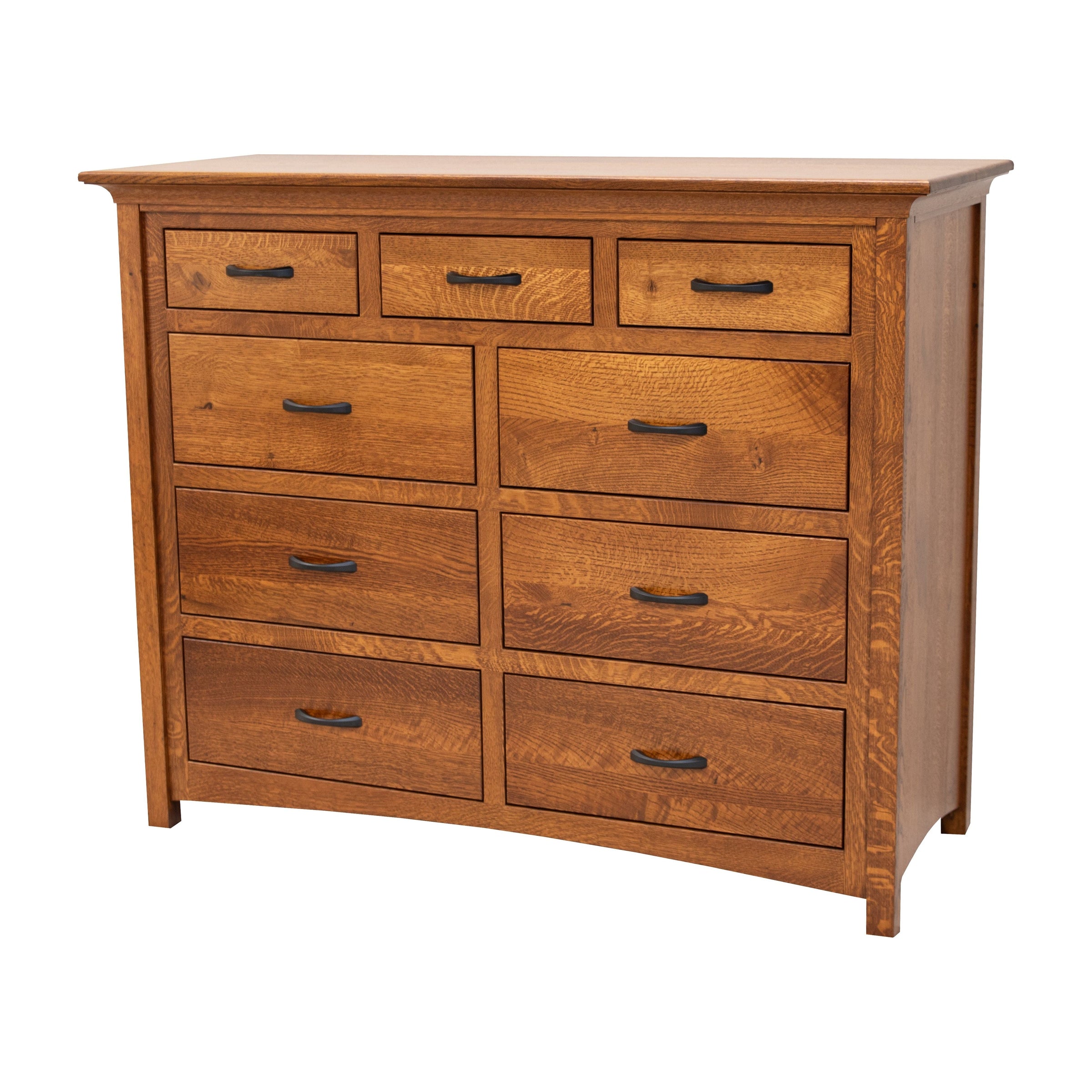YSF Amish Mission 9-Drawer Tall Dresser