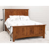 YSF Amish Mission Wood Panel Storage Platform Bed