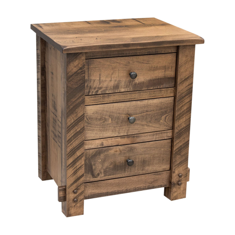Baltic Amish 3-Drawer Nightstand