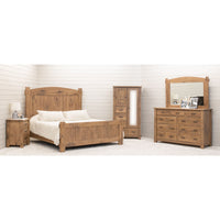 Baltic Amish Bed with Arched Headboard