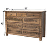 Baltic Amish 9-Drawer Tall Dresser