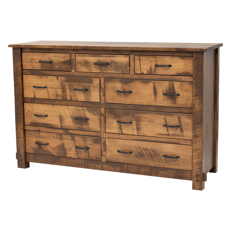 Baltic Amish 9-Drawer Tall Dresser