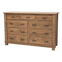 Baltic Amish 9-Drawer Tall Dresser