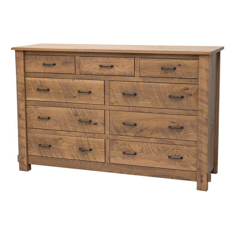 Baltic Amish 9-Drawer Tall Dresser