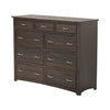 Millersburg Amish 9-Drawer Tall Dresser