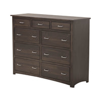 Millersburg Amish 9-Drawer Tall Dresser