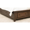 Dublin Amish Avondale Sleigh Storage Platform Bed