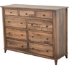 Dublin Amish 9-Drawer Tall Dresser