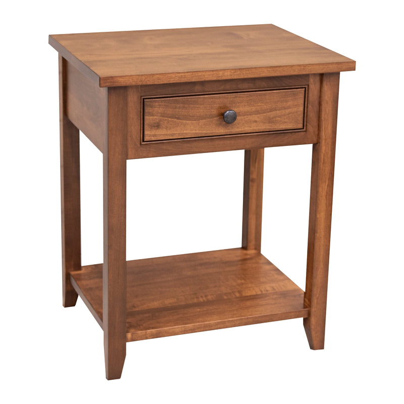 Dublin Amish 1-Drawer, Open Nightstand